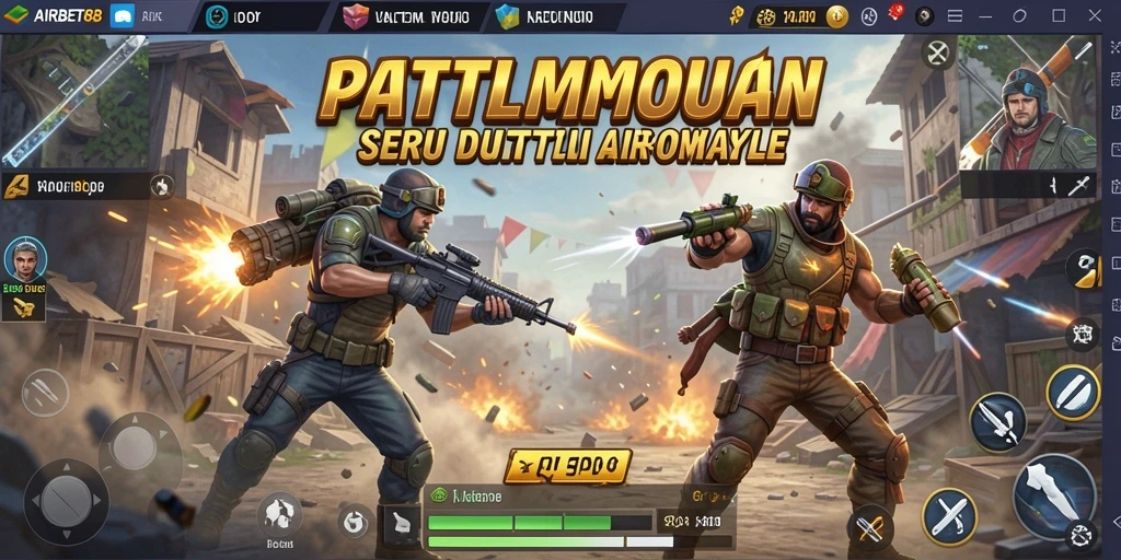 Tangkapan layar dari gameplay seru <strong>AIRBET88</strong> di Battle Royale.