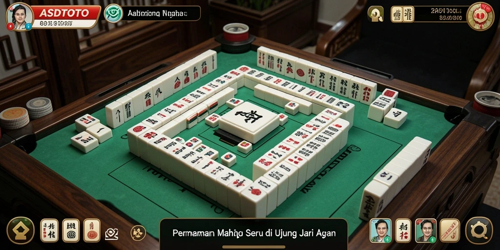 Gameplay seru ASDTOTO yang menampilkan permainan Mahjong.