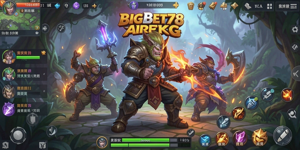 Tampilan gameplay <strong>BIGBET78</strong> yang mendebarkan dalam dunia ARPG.