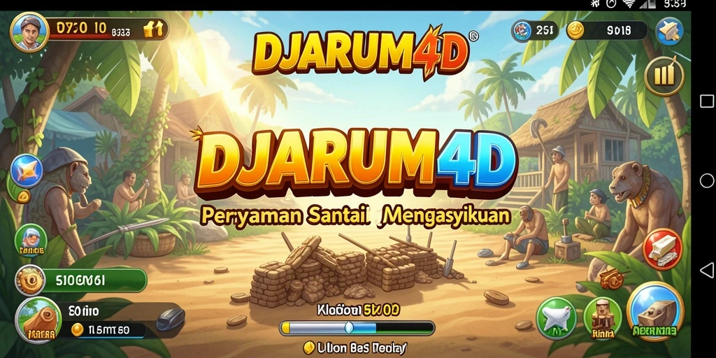 Tampilan gameplay menarik dalam DJARUM4D yang penuh warna.