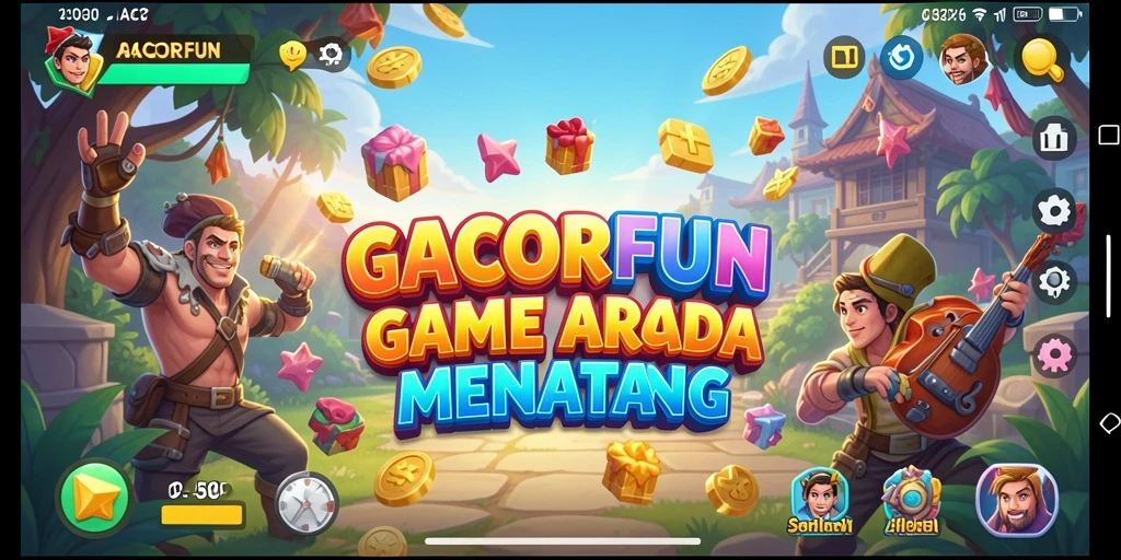Tampilan gameplay seru dari GACORFUN yang menantang.