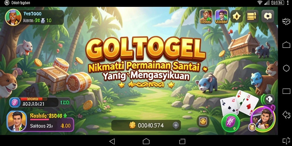 Tangkapan layar GOLTOGEL menampilkan gameplay yang mengasyikkan dan penuh warna.