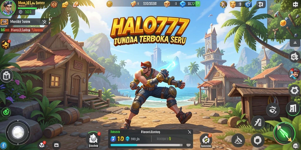 Screenshot HALO777 menampilkan gameplay Open World yang menakjubkan.