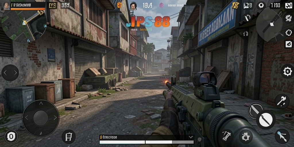 Screenshot JPS88 menampilkan aksi seru dalam permainan TPS.