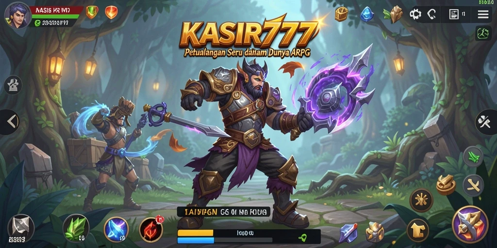 Tangkapan layar KASIR777 menampilkan aksi seru dalam pertarungan ARPG.