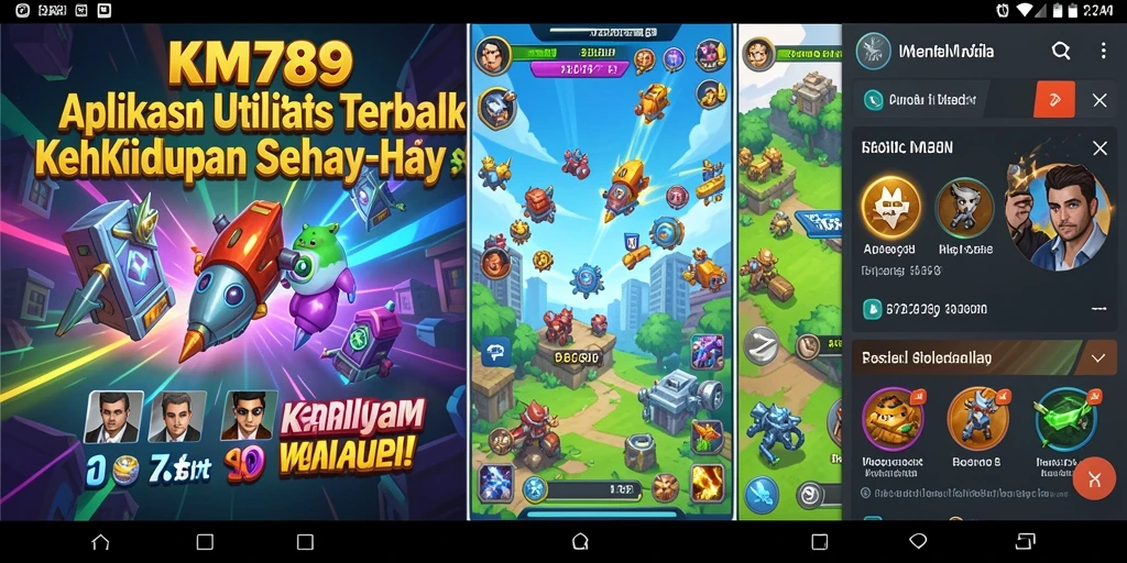 Screenshot KM789 menampilkan antarmuka yang bersih dan fungsional.