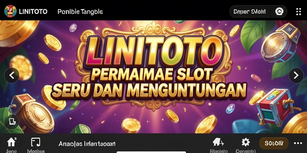 Tampilan menawan gameplay LINITOTO saat memutar mesin slot.