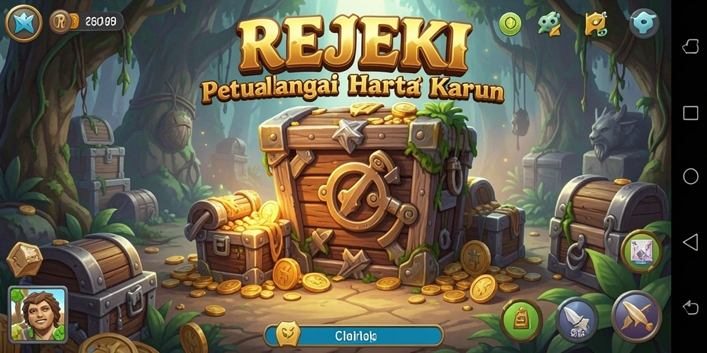 Tangkapan layar gameplay REJEKI yang penuh aksi dan petualangan.