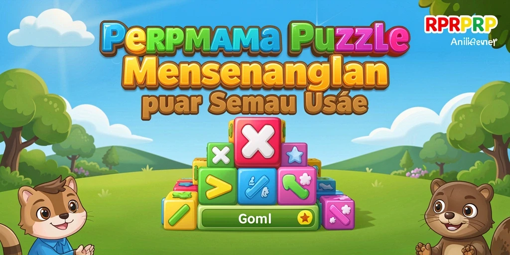 Tampilan gameplay RPRPRP yang menarik dan penuh tantangan puzzle.