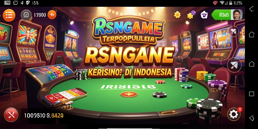 Screenshot menunjukkan permainan Kasino yang seru dan interaktif di RSNGAME.
