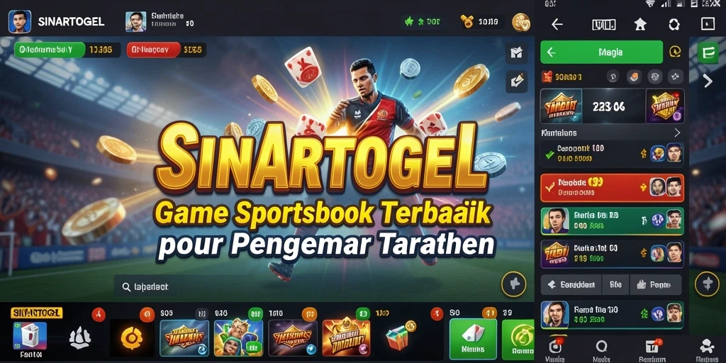 Screenshot SINARTOGEL menampilkan berbagai opsi taruhan yang menarik.