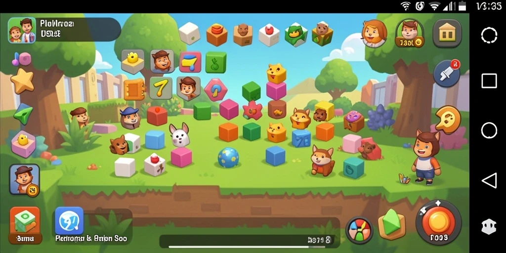Tangkapan layar V21 menampilkan gameplay seru dalam menyelesaikan puzzle.