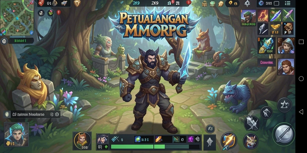 Gameplay ZK9 yang menenangkan dengan grafik menawan.